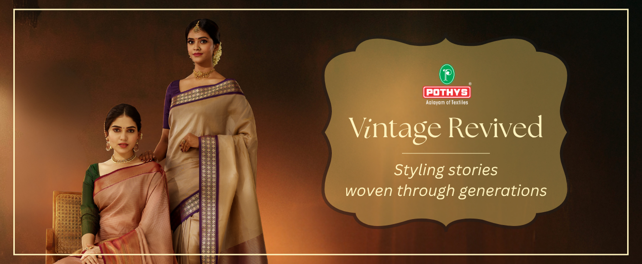 The Revival of Vintage Silk Sarees: Styling Your Mother’s Saree