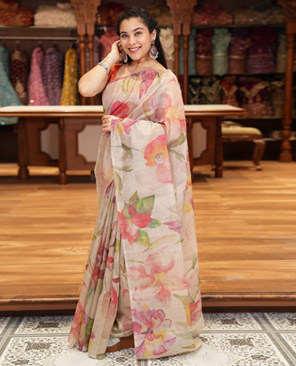 Petal Perfection: Elegant Sarees with Delicate Floral Patterns