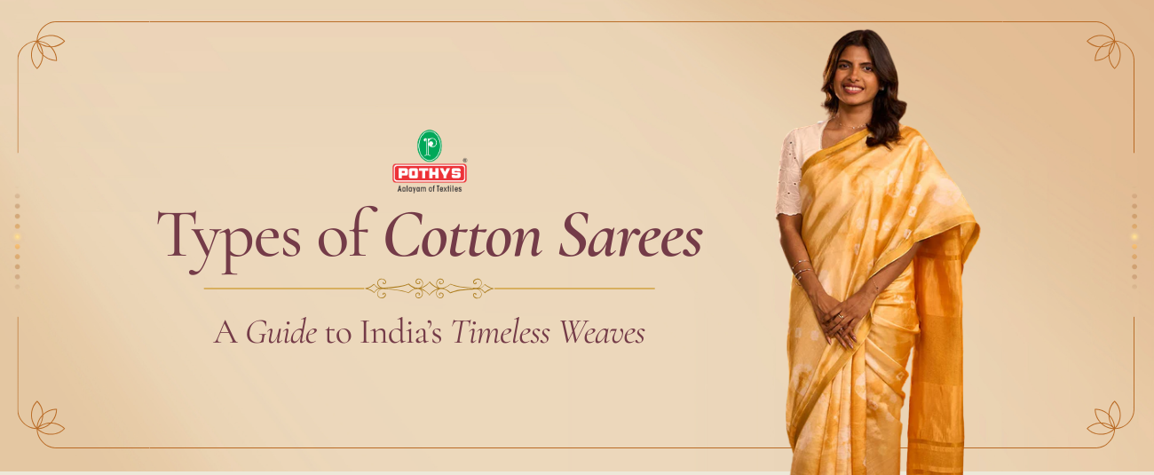 Types of Cotton Sarees: A Guide to India’s Beloved Traditional Wear