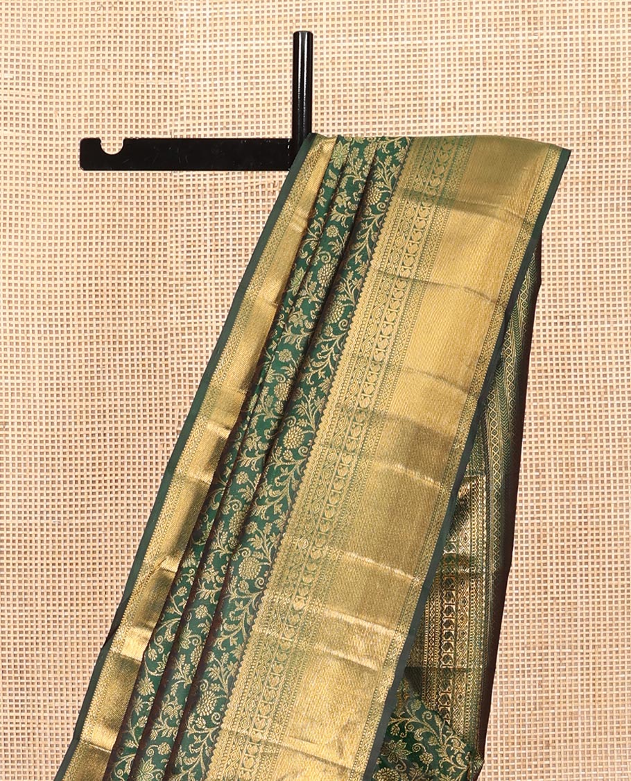 Green Kanchipuram Wedding Silk Saree