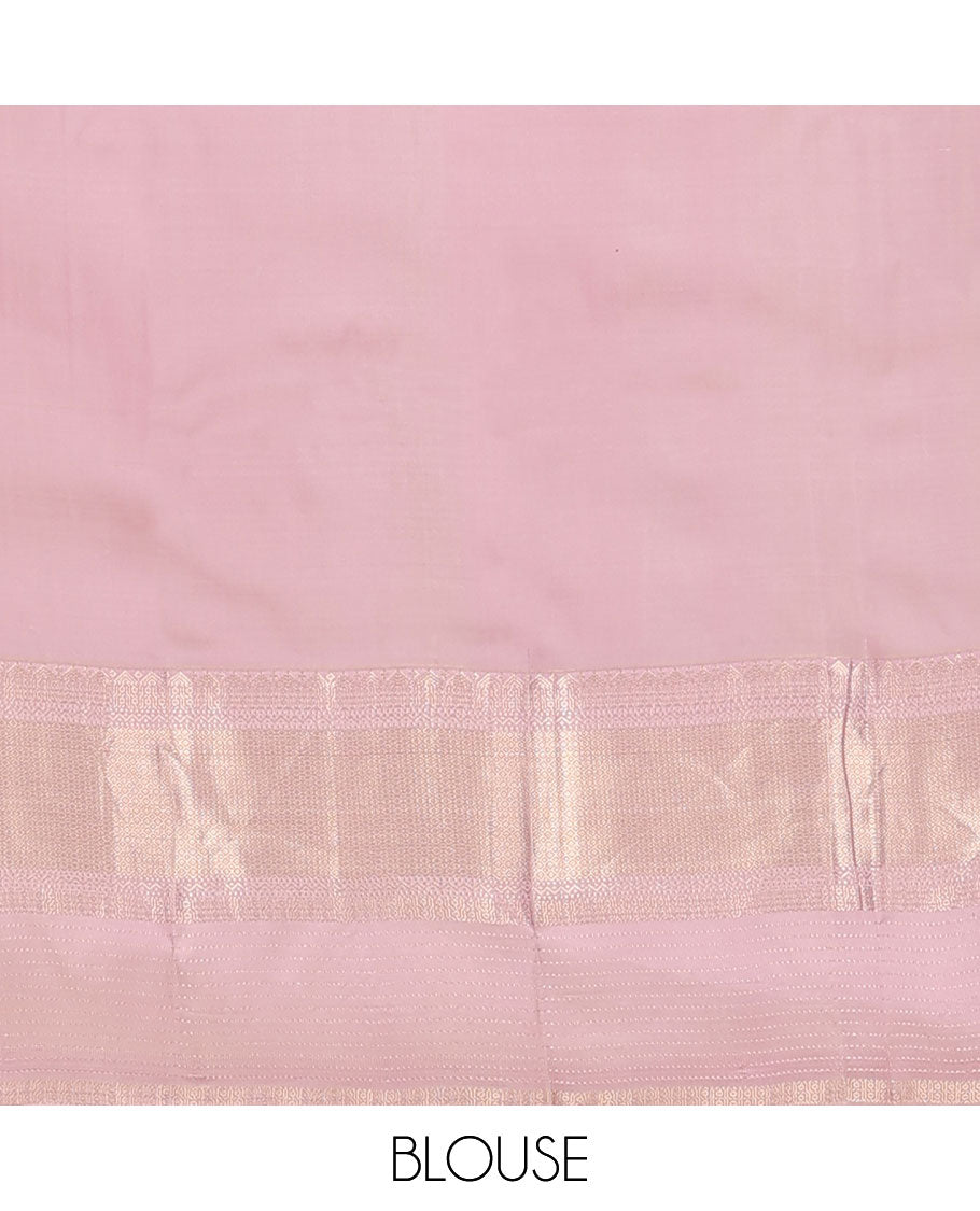 Maroon zari buttas silk saree, contrast traditional zari design border & pallu of jaal designs