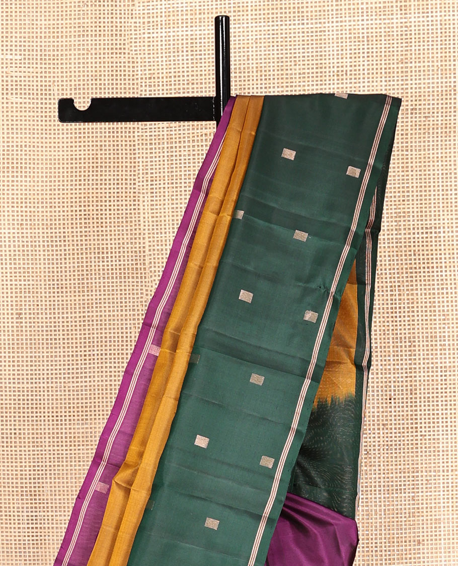 Yellow Mayuri Soft Silk Saree