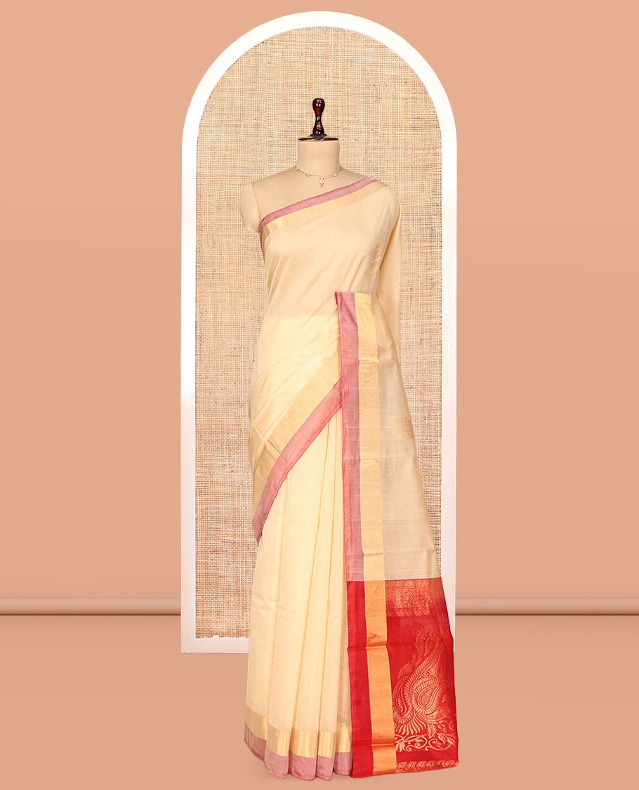 Sandal Silk Cotton Saree
