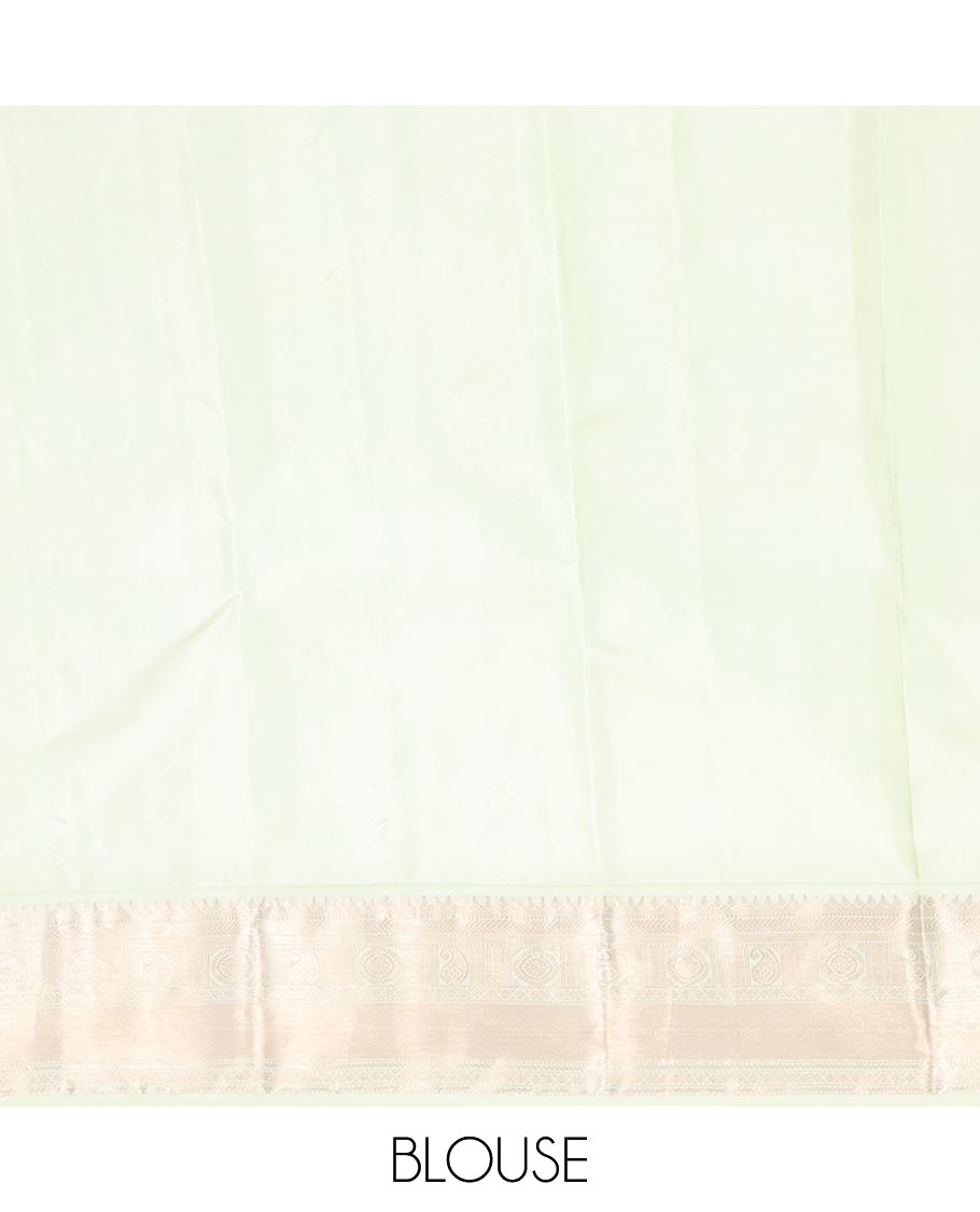 Purple zari buttas silk saree, contrast zari border of thilakam,muthu,kathir,banaras, manga & chakram designs & jaal pallu