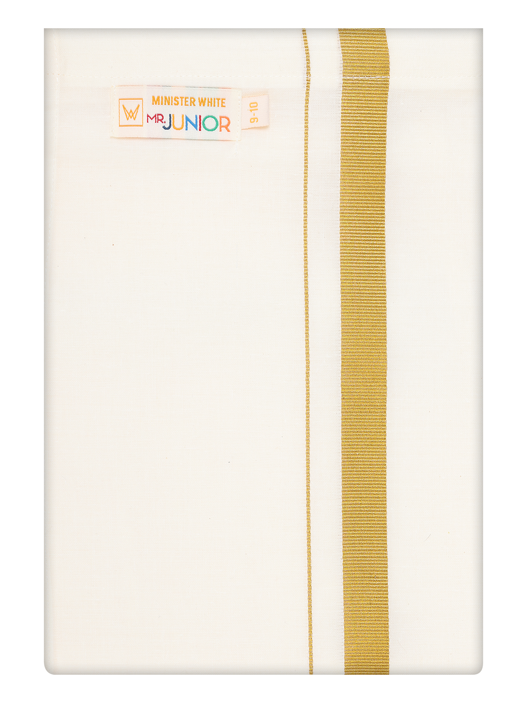 Boys Golden Yellow Color Half Sleeves Shirt with Gold Jari Flexi Dhoti Adorable Boy