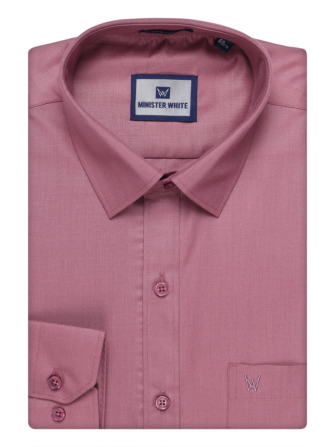 Mens Cotton Dark Pink Shirt
