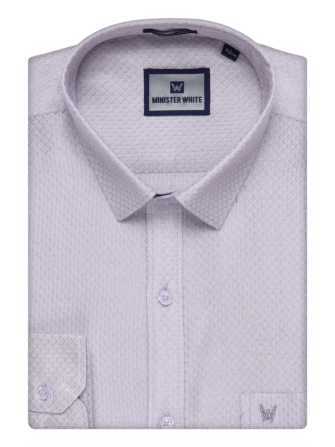 Mens Lavender Tissue Jacquard Shirt with Matching Dhoti Combo Zeus