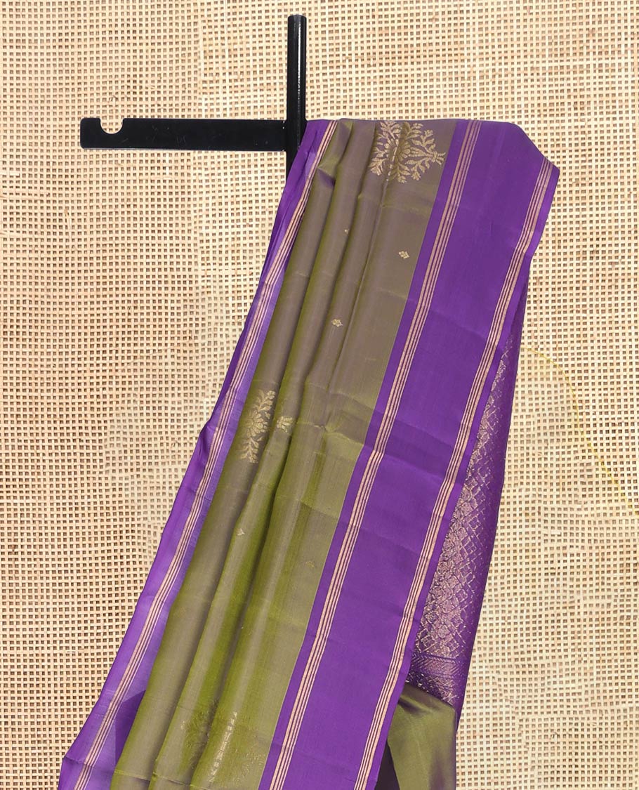 Green Mayuri Lite Silk Mix Saree