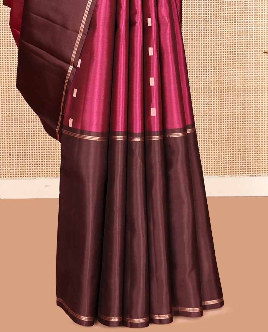 Pink Mayuri Soft Silk Saree