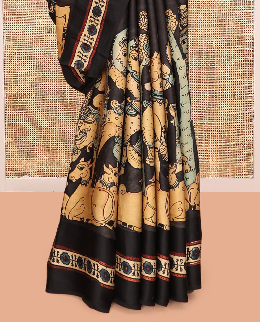 Black Modal Silk