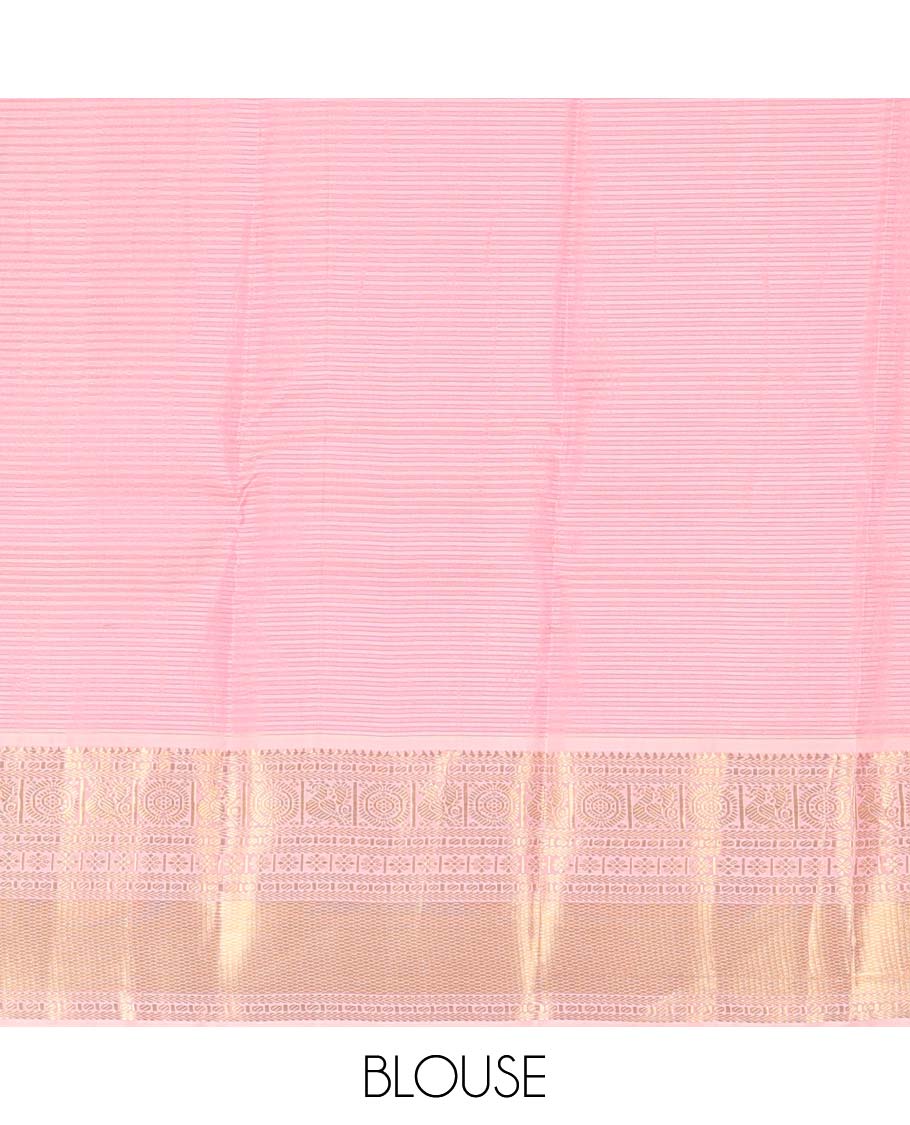 Green kasa kasa kattam Vasundhara silk mix saree, contrast border of rekku, paisa, annam chakram, muthu, rekku, kamalam, and kuyil kann designs, and jaal pallu