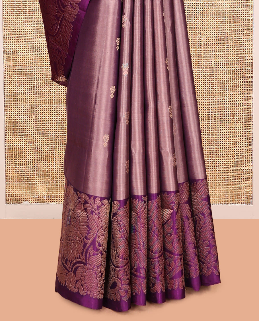Pink Mayuri Soft Silk Saree