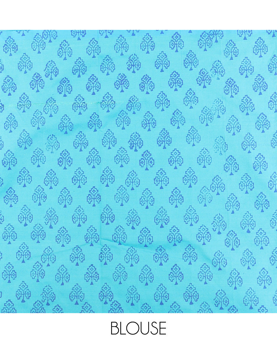 Borderless Blue South Cotton