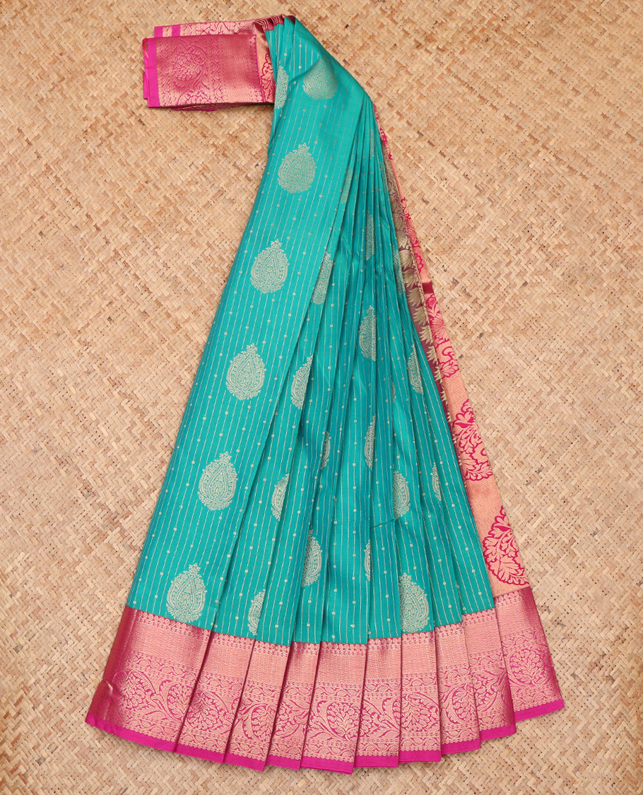 Blue Budget Silk Saree