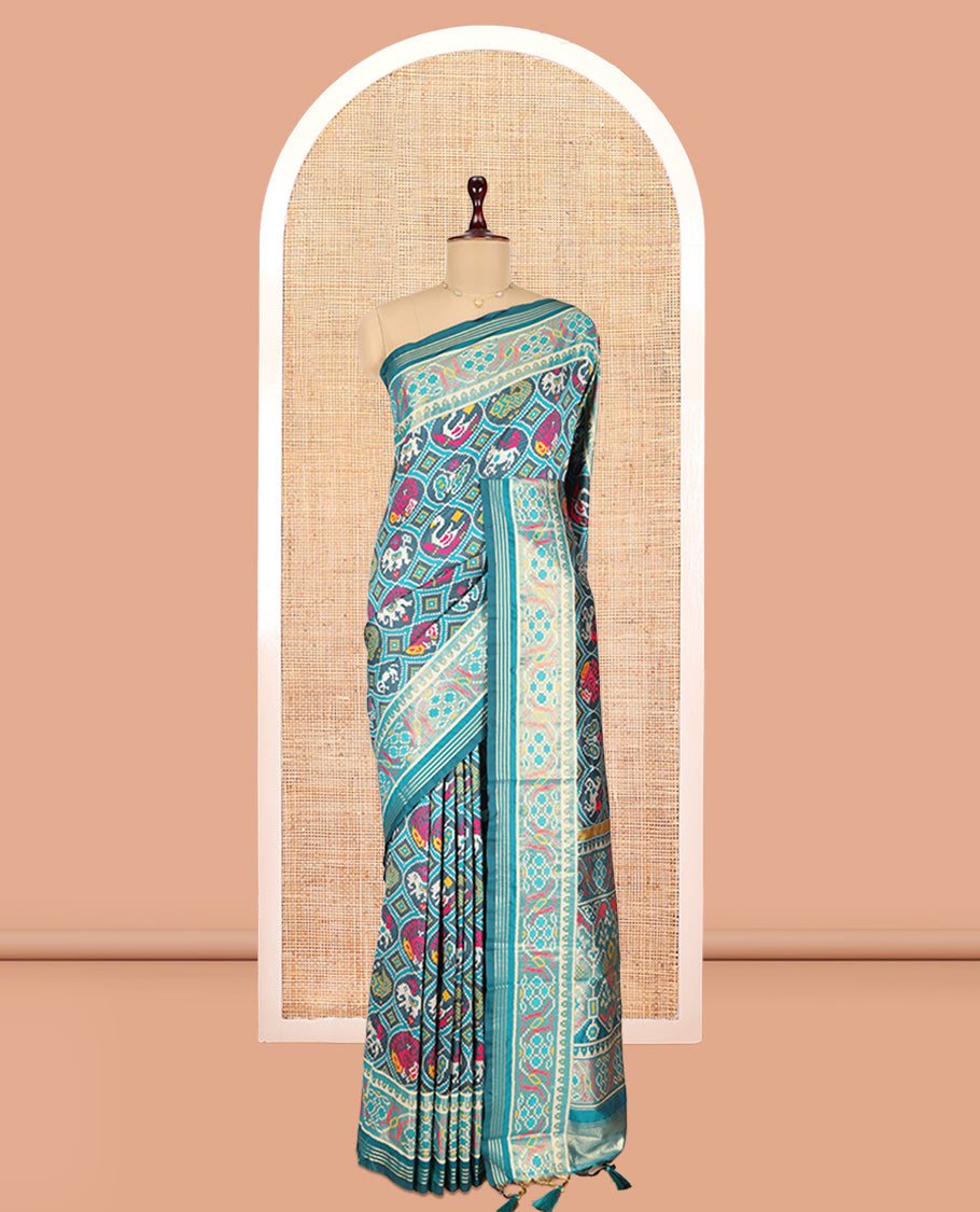 Blue Fancy Patola Saree