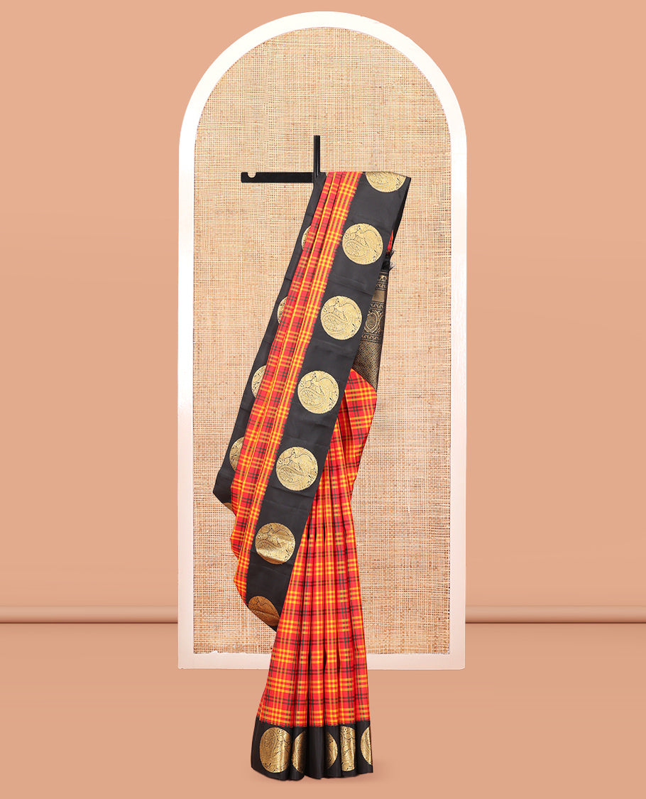 Red Kanchi Silk