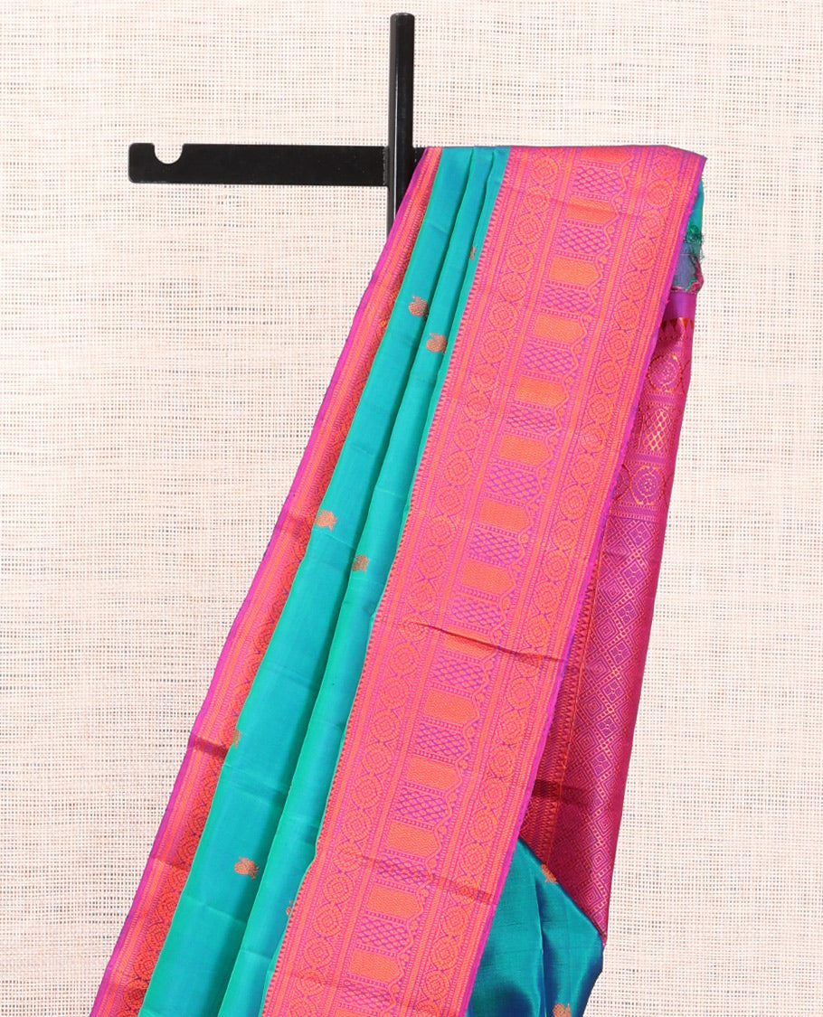 Blue Kanchipuram Silk Saree