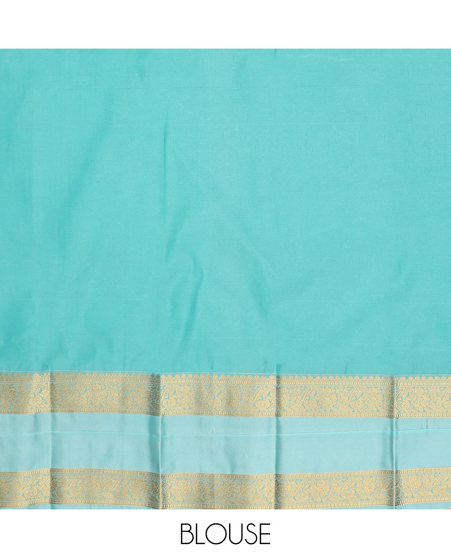 Purple zari design budget silk saree, contrast traditional zari rettai pettu border, and jaal pallu