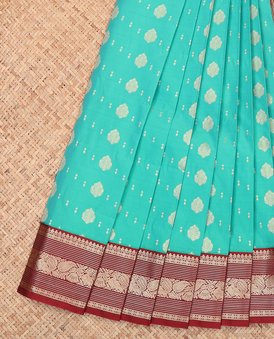 Blue Budget Silk Saree