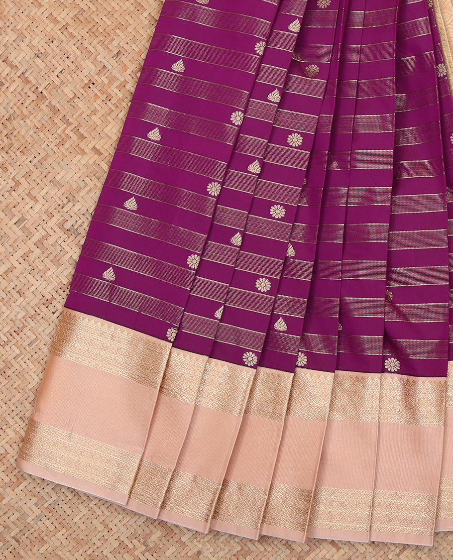 Purple Budget Silk Saree