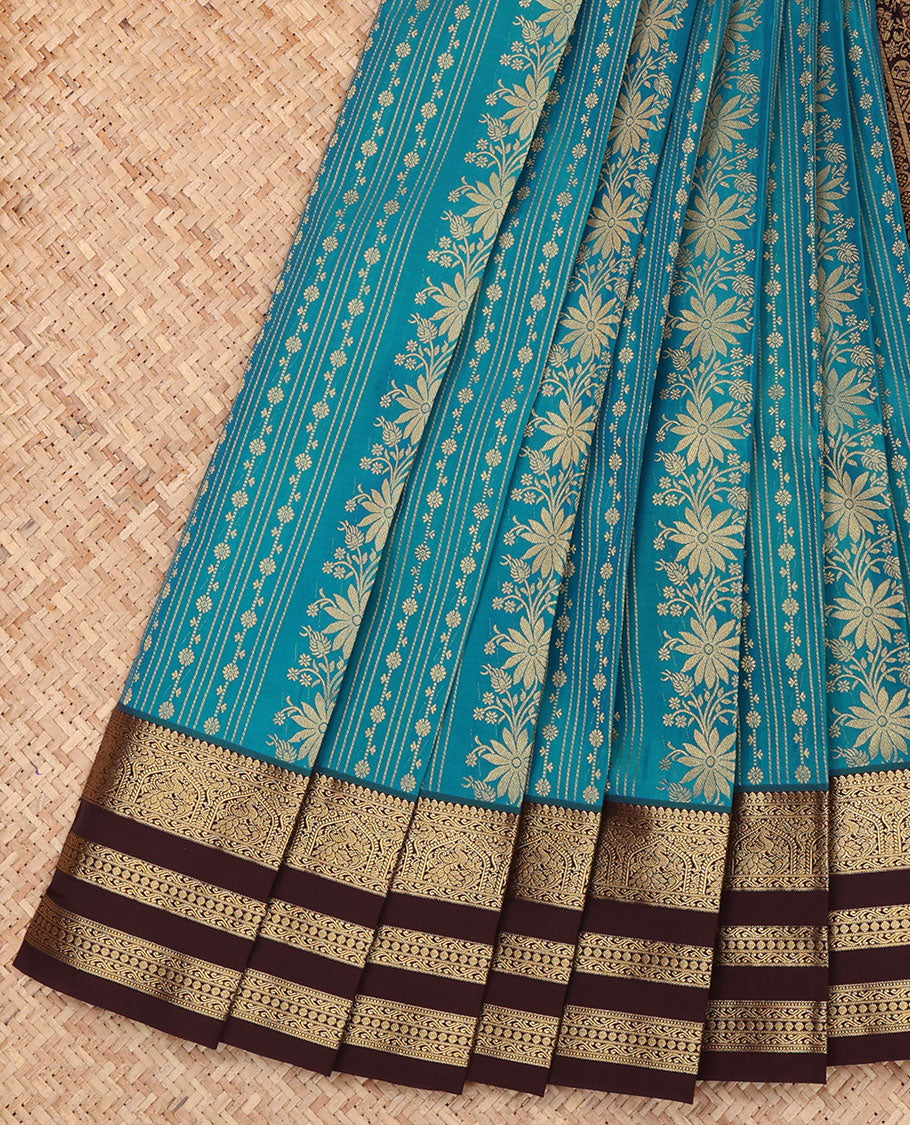 Blue Budget Silk Saree