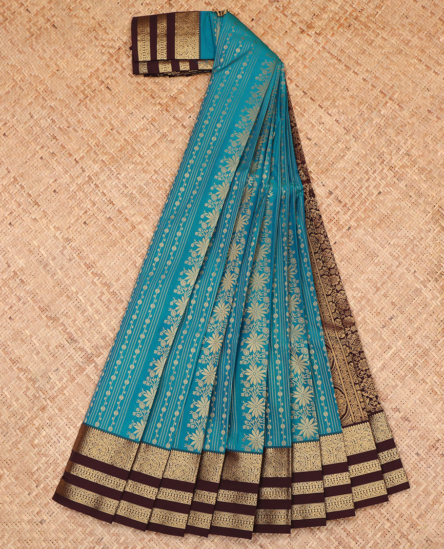 Blue Budget Silk Saree