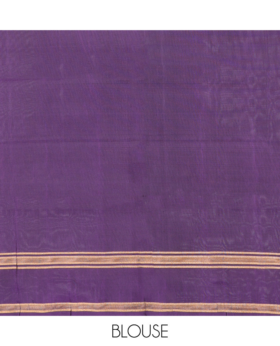 Yellow Mayuri Lite Silk Mix Saree
