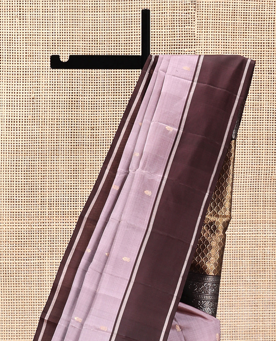 Lavender Mayuri Soft Silk Saree