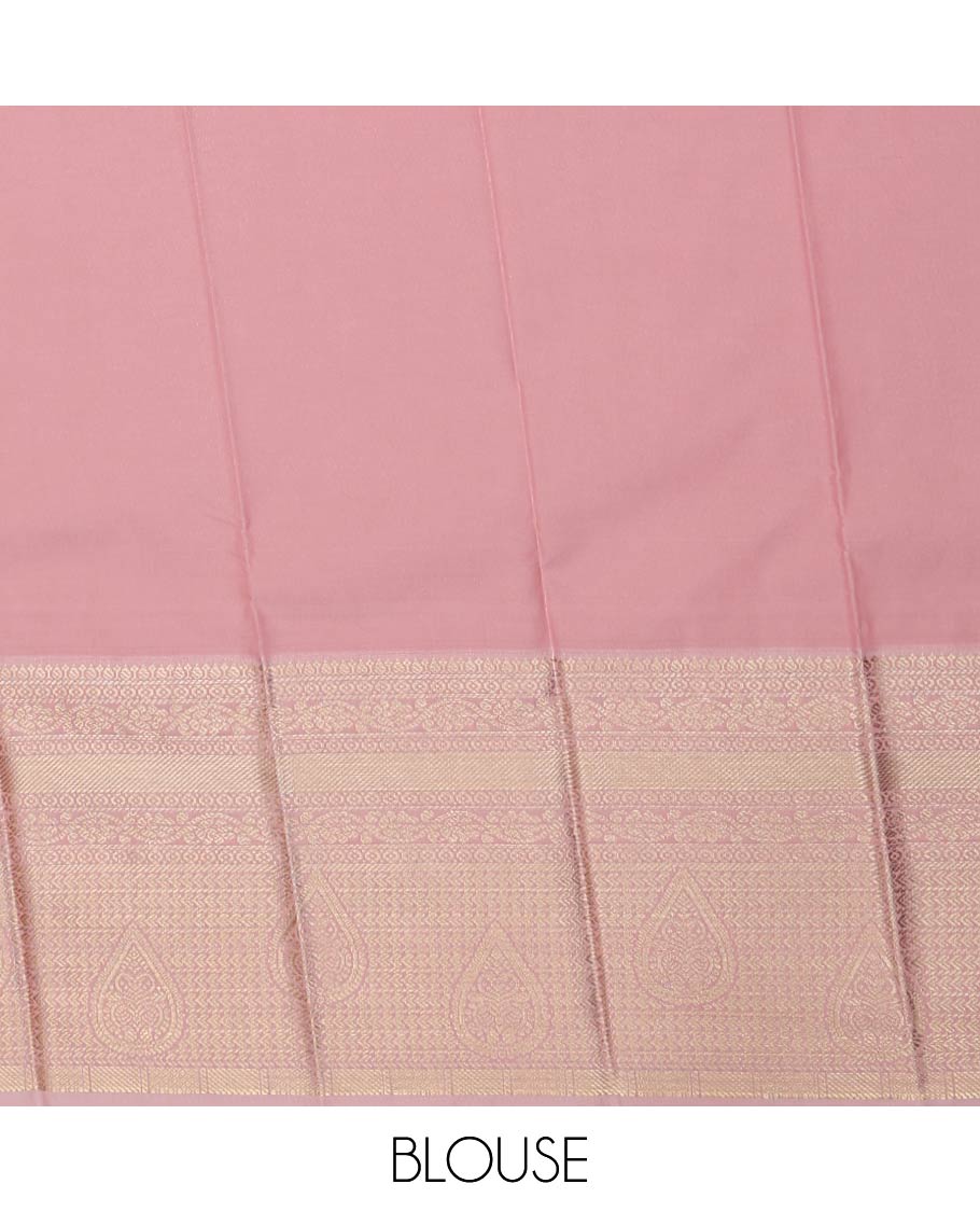 Red zari design gift saree, contrast traditional zari design border, and jaal pallu