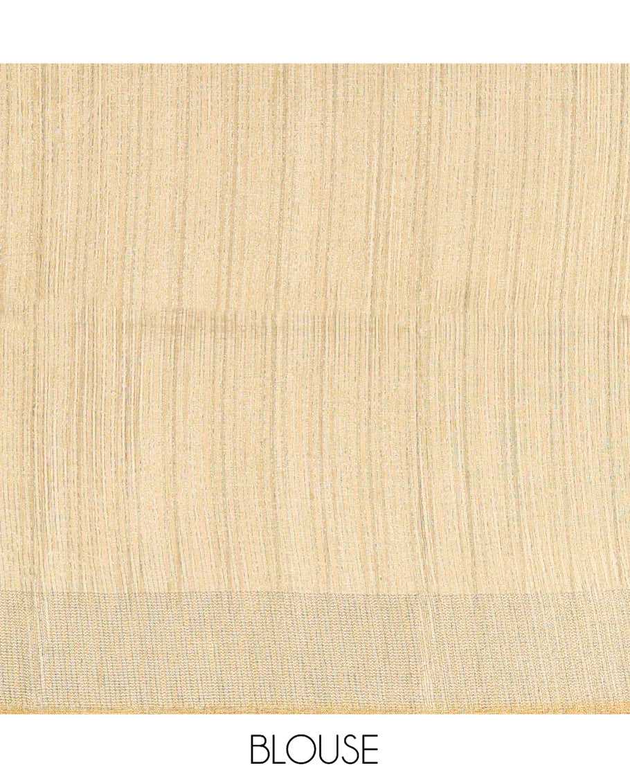 Mustard Classic Fancy Tussar Silk Saree