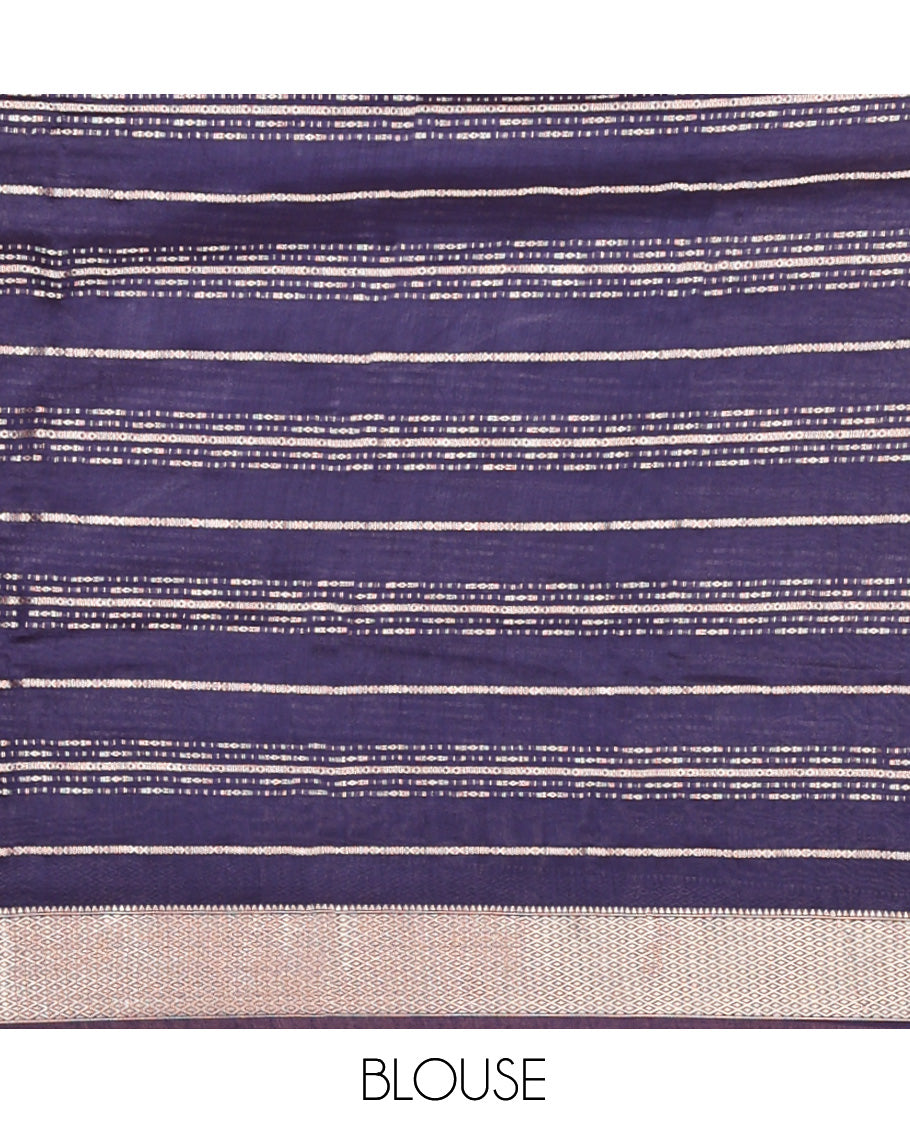 Pale Pink Assam Silk Saree