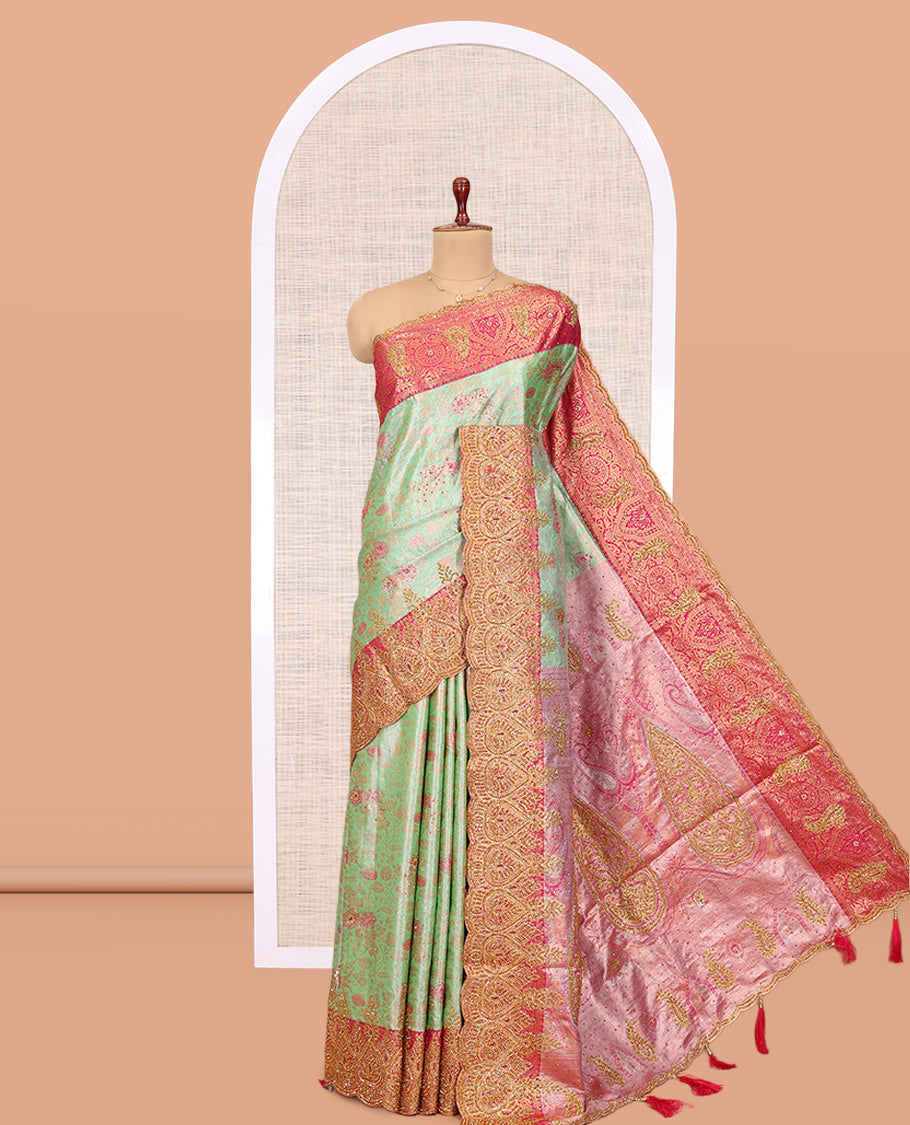 Green Mysore Silk Saree