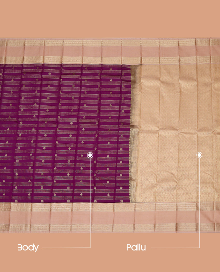 Purple Budget Silk Saree