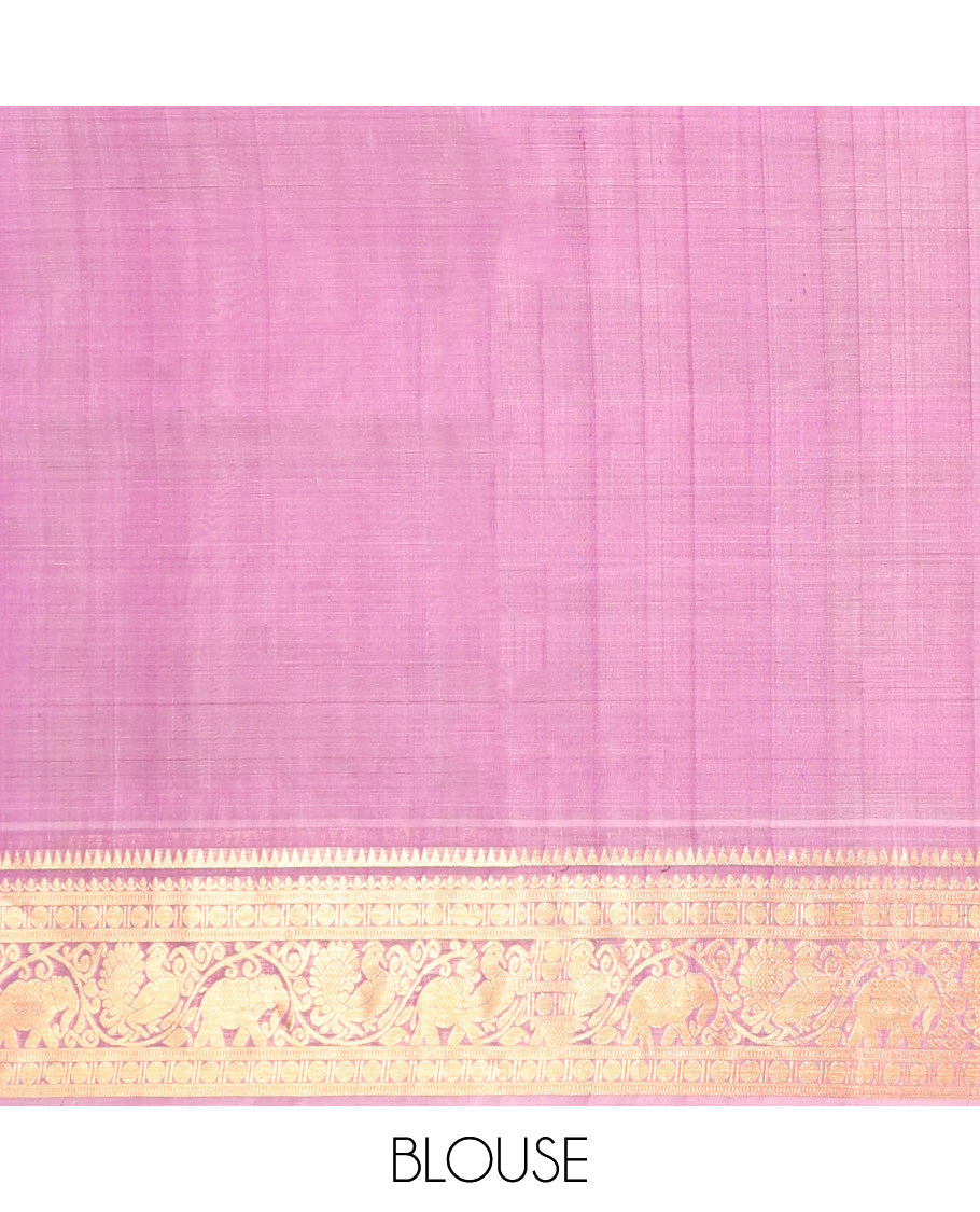 Violet Venkatagiri Silk Saree