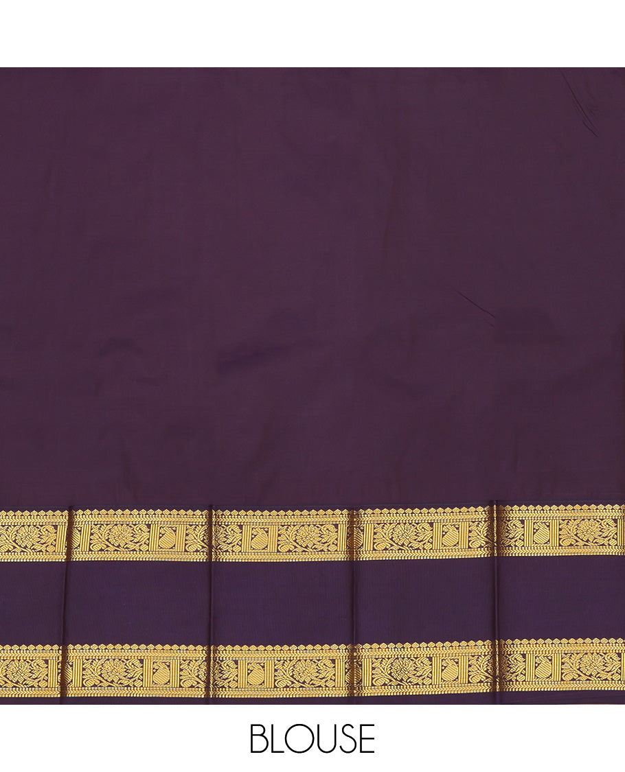 Pale Pink Temple Butta Budget Silk Saree