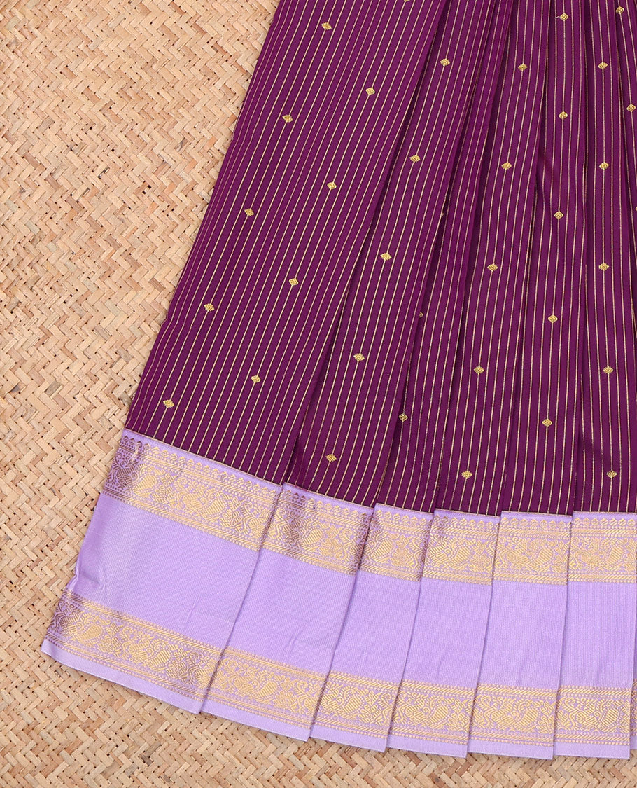 Purple Budget Silk Saree