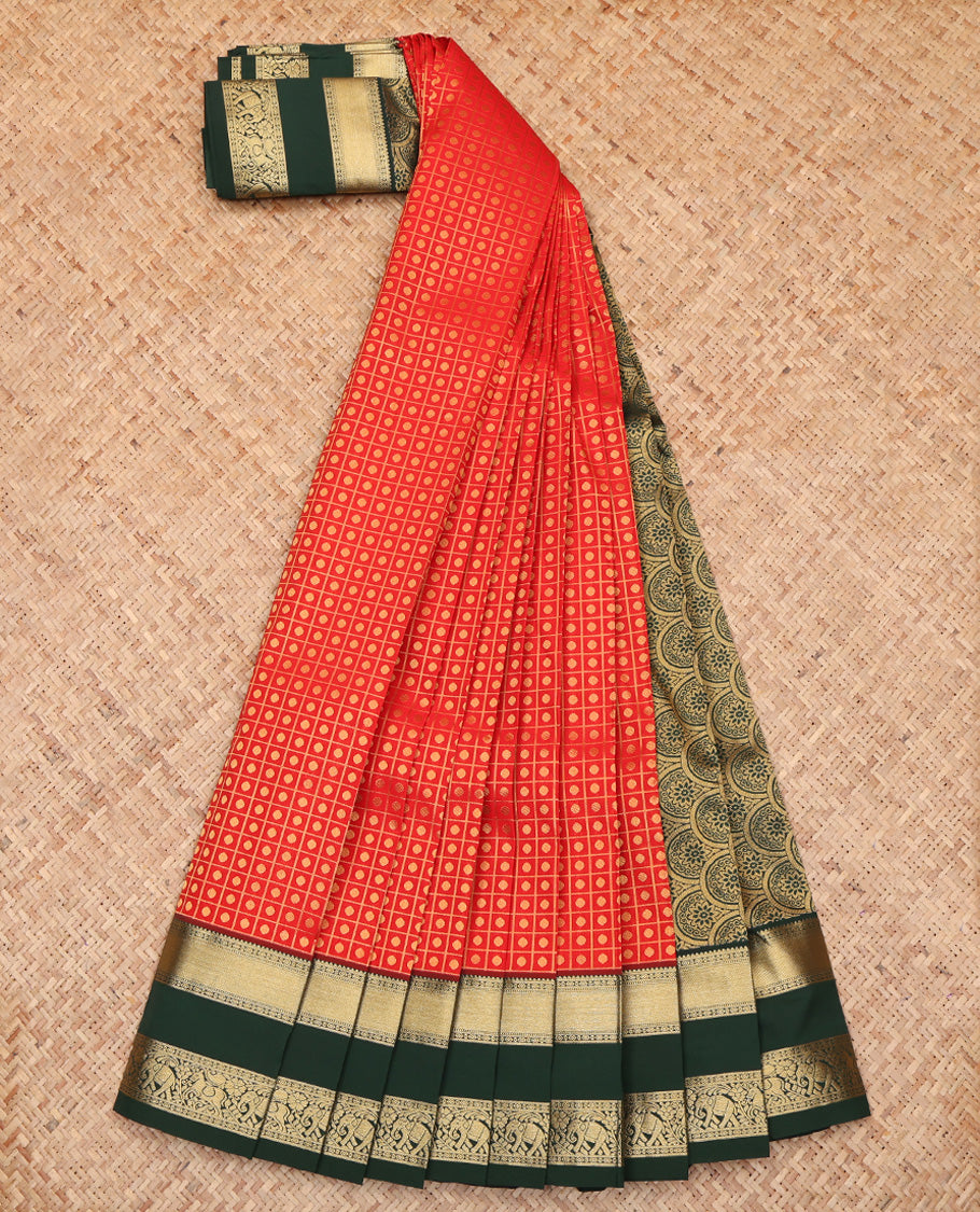 Red Budget Silk Saree