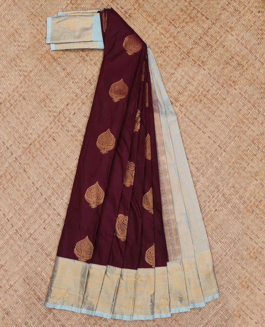 Brown Budget Silk Saree