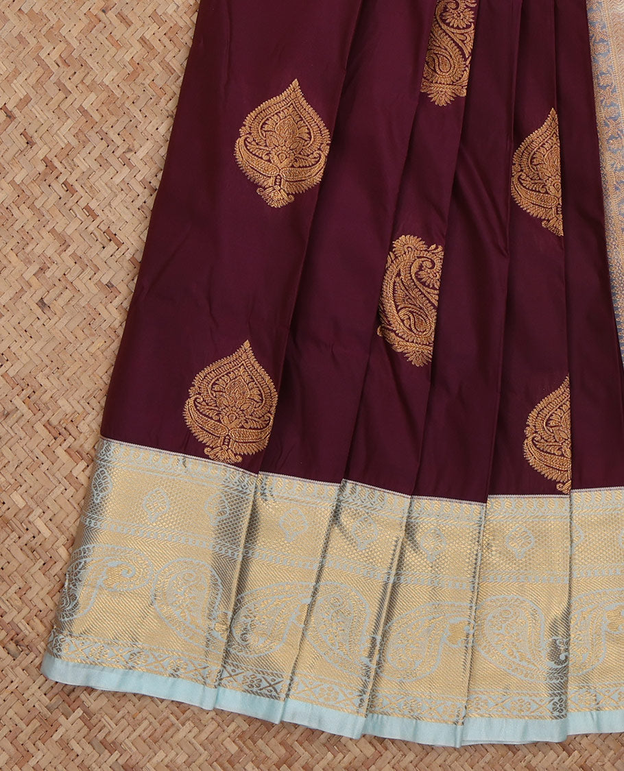 Brown Budget Silk Saree
