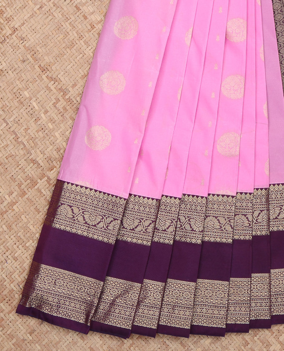 Pink Budget Silk Saree