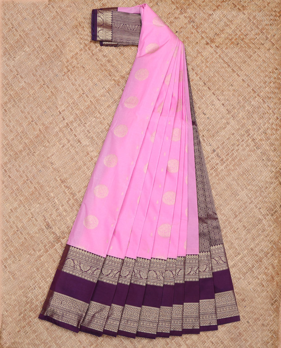 Pink Budget Silk Saree