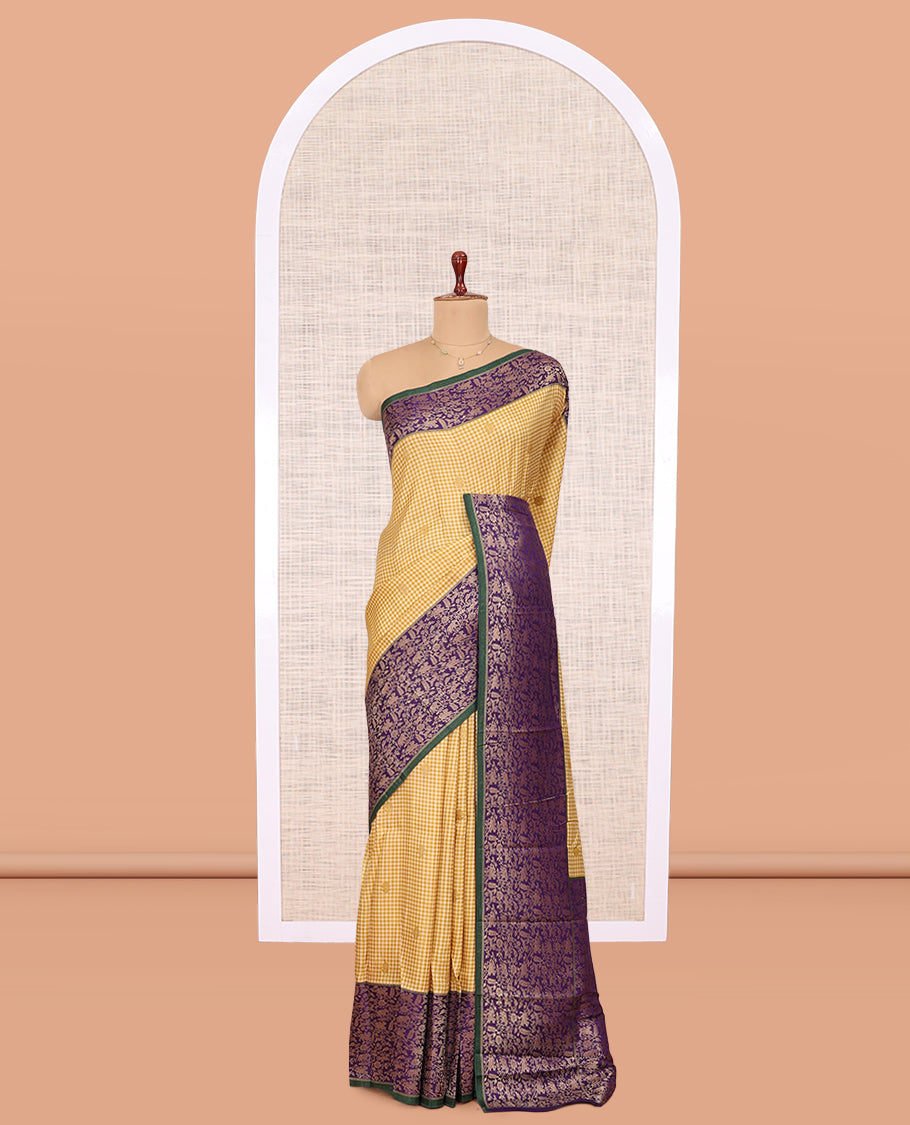 Mehendi Fancy Mysore Silk Saree