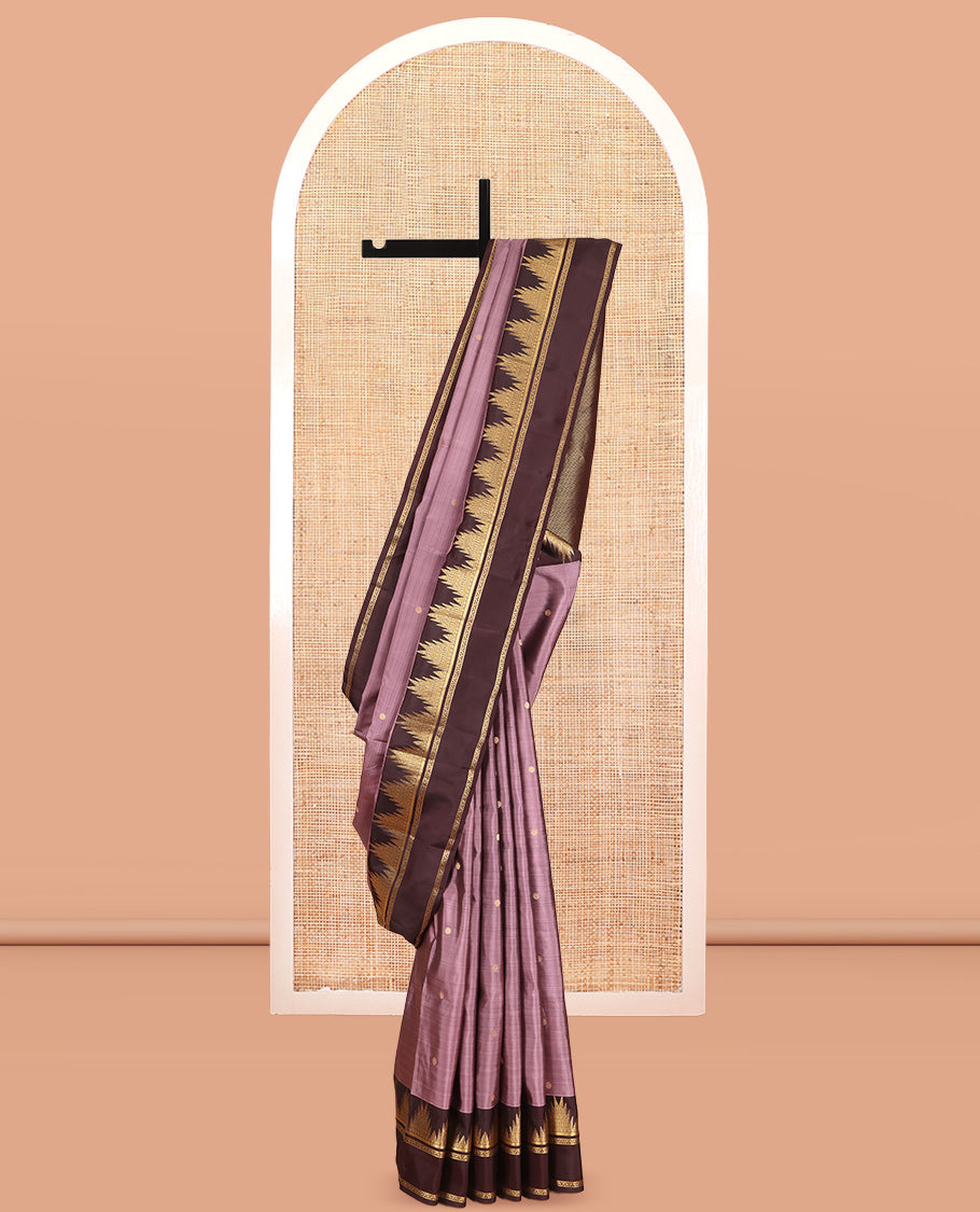 Onion-Brown Vasundhara Silk Saree