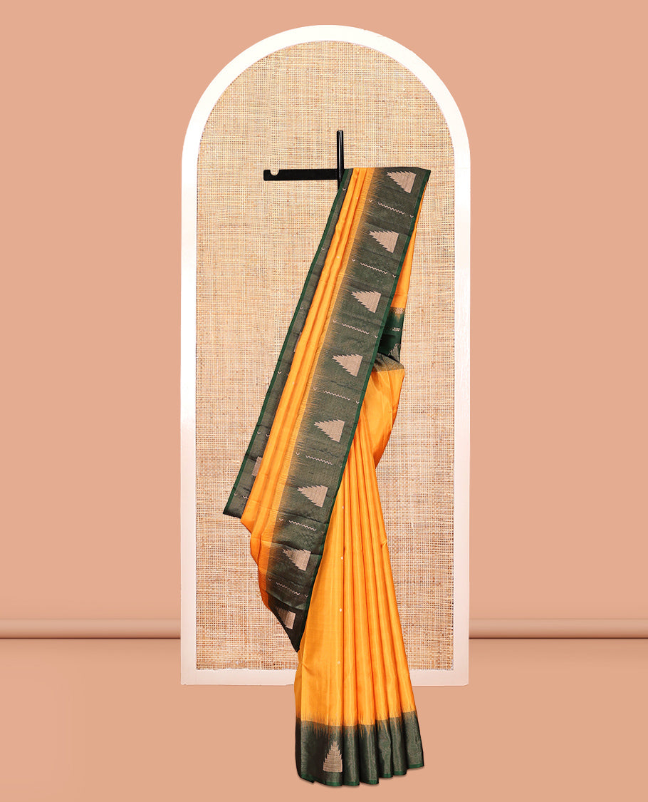 Orange Mayuri Soft Silk Saree