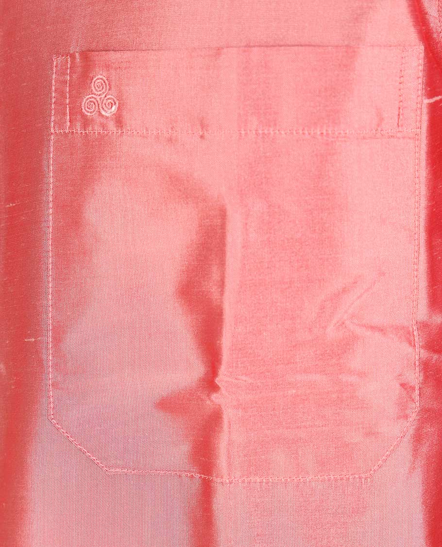 Pink Pure Silk Shirt
