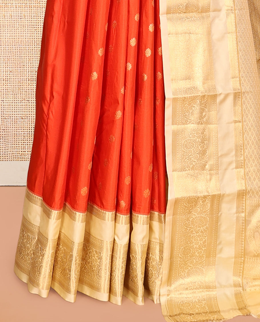 Orange Gift Saree