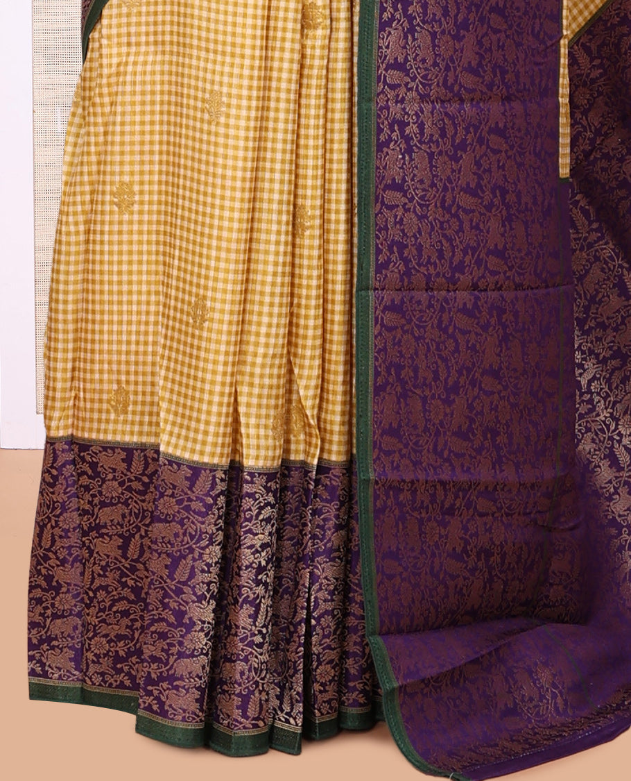 Mehendi Fancy Mysore Silk Saree
