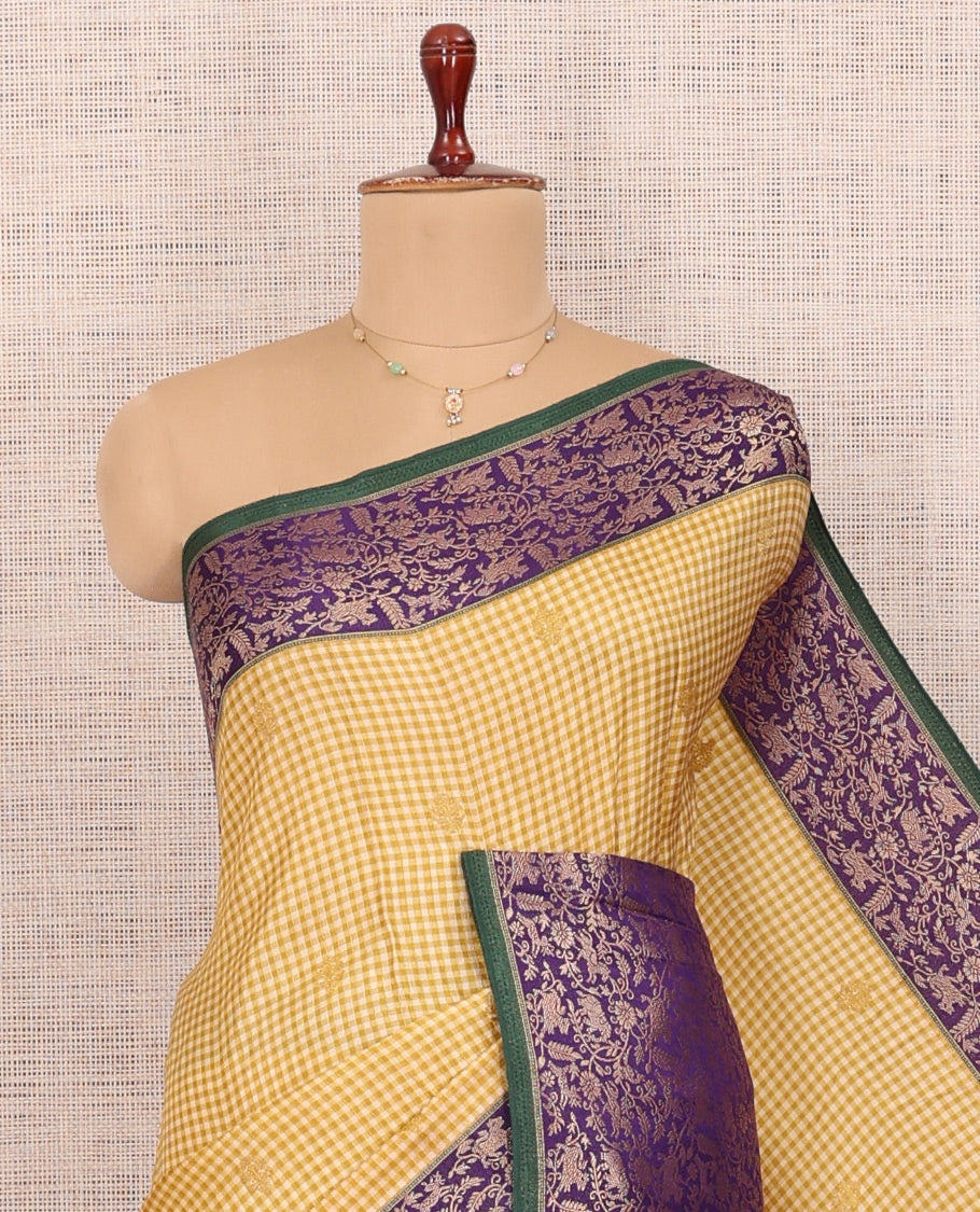 Mehendi Fancy Mysore Silk Saree