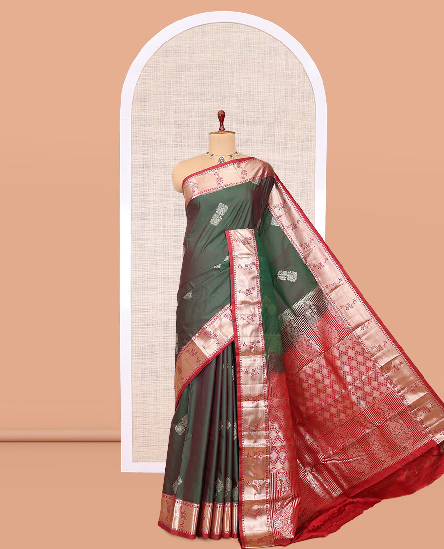 Green Budget Silk Saree