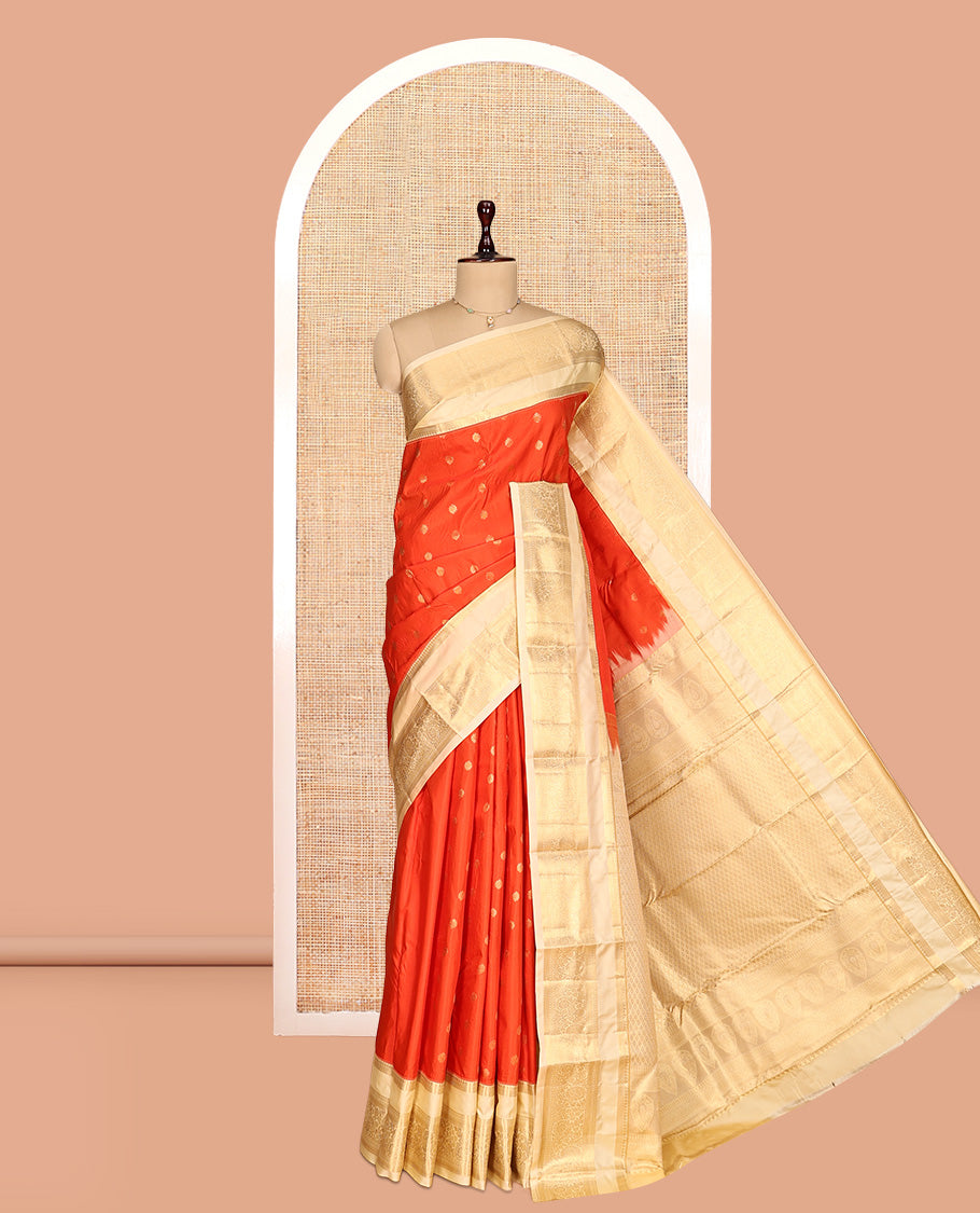 Orange Gift Saree